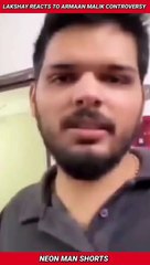 Lakshay Chaudhary Reacts to Armaan Malik Family Controversy! | Lakshay Chaudhary News #shorts