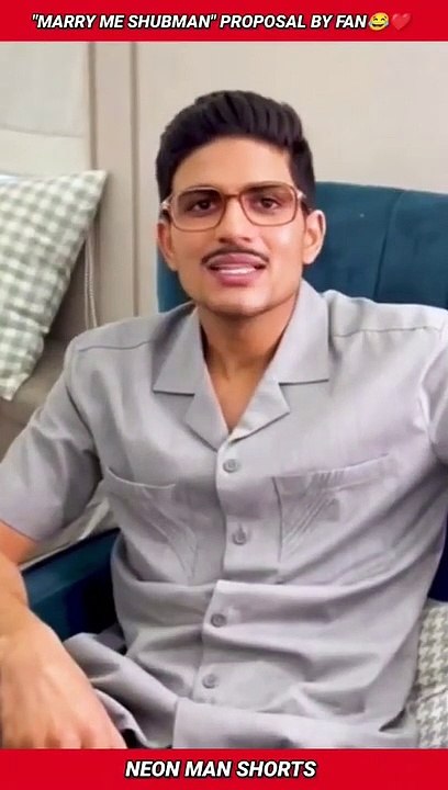 "Marry Me Shubman" Proposal by Fan | Shubman Gill Batting WTC Final News Shorts Facts #shorts