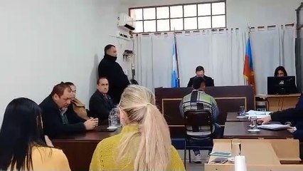 Audiencia en el Tribunal Penal Juvenil