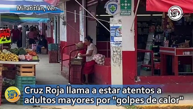 Cruz Roja llama a estar atentos a adultos mayores por golpes de calor provocados por altas temperaturas