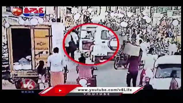 Tamil Nadu Police Chased And Caught Thief Who Stole AP Police Car | V6 Teenmaar
