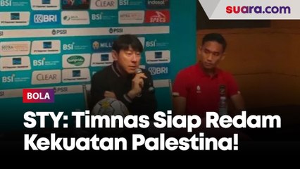 Shin Tae-yong Pastikan Timnas Indonesia Siap Redam Kekuatan Palestina di Gelora Bung Tomo