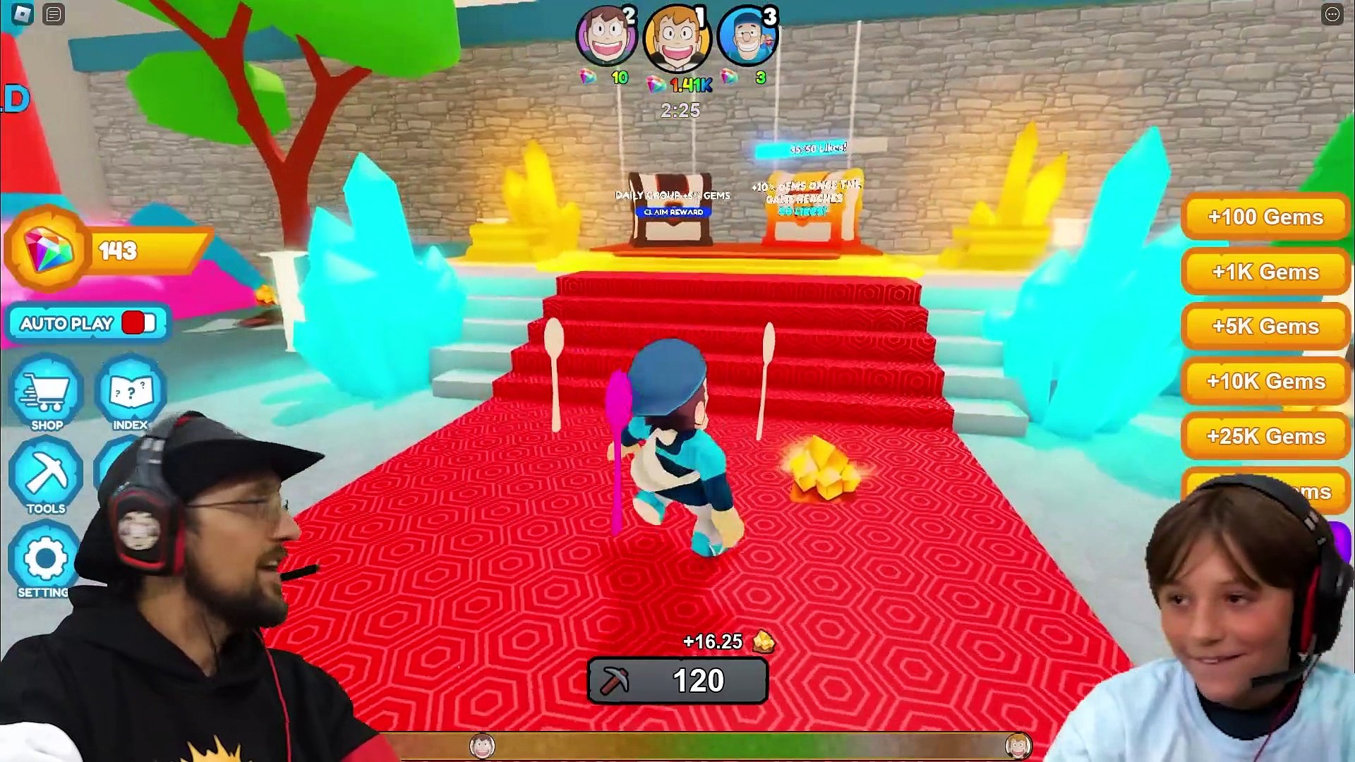 ⁣Rainbow Friends- Mine Race Escape NEW Roblox Game (FGTeeV Challenge)