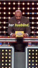 Family Feud - She wants her husband’s what to be like Steve Harvey’s？？