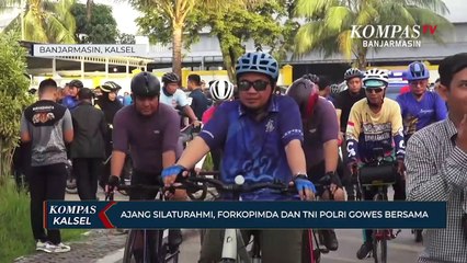 Télécharger la video: Gowes Bersama Forkopimda, TNI-Polri, Perkuat Sinergitas di Kalimantan Selatan