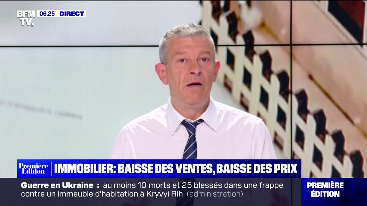 Immobilier: des ventes et des prix en baisse