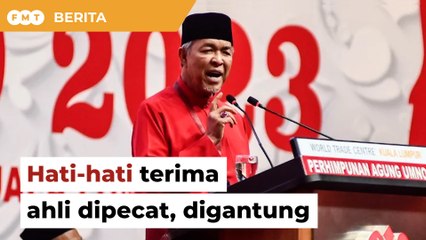 Hati-hati terima kembali ahli dipecat, digantung, Umno diberitahu