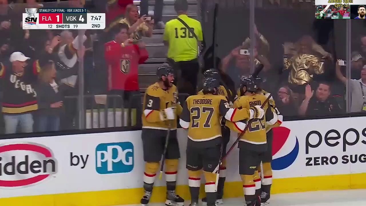Stanley Cup 2023 final Florida Panthers vs Vegas Golden Knights Game 5 Highlights Goloden knights Champions