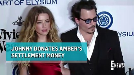 Johnny Depp Donating $1M Settlement From Amber Heard _ E! News
