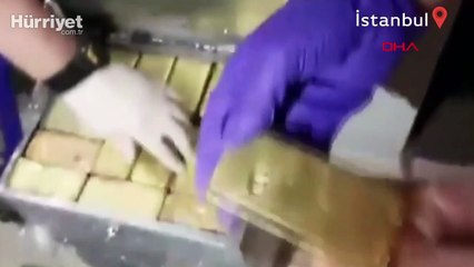 İstanbul'da sahte altın operasyonu: 300 kilogram sahte külçe altın ele geçirildi