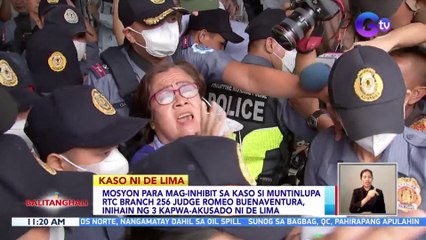 Motion for reconsideration, inihain ni dating Sen. De Lima kasunod ng pagbasura sa hiling niyang makapagpiyansa | BT