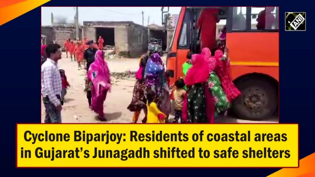 Cyclone Biparjoy: Residents of coastal areas in Gujarat’s Junagadh shifted to safe shelters