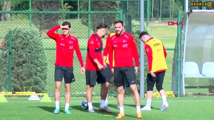 A Milli Takım'da Letonya maçının hazırlıkları sürüyor
