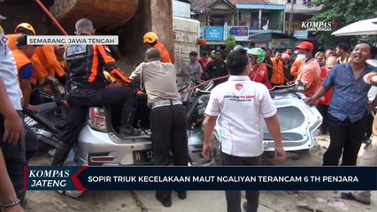 Sopir Truk Kecelakaan Maut Ngaliyan Terancam 6 Tahun Penjara