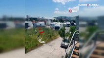 Maltepe'de korkunç dakikalar: Hortum bir anda tozu dumana kattı!