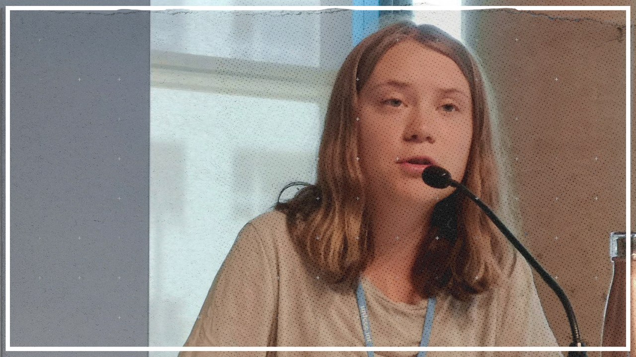 Greta Thunberg bei Bonner Klimakonferenz zur Vorbereitung der COP28