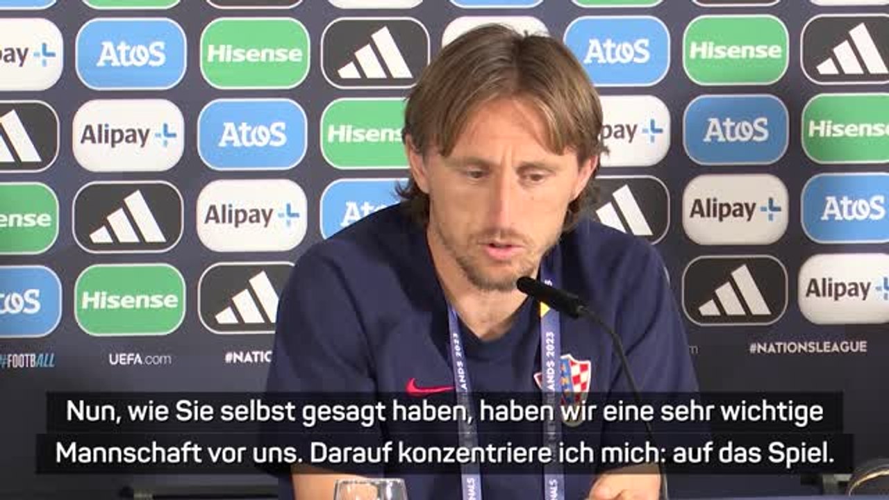Modric zu Zukunft: 'Konzentriere mich auf das Spiel'