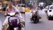 VIDEO: बिना हेलमेट के सड़क पर स्कूटी भगाती दिखी दुल्हनिया, दिल्ली पुलिस ने ऐसे सिखाया सबक
