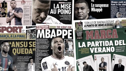 Télécharger la video: La folie Mbappé enflamme l’Europe, Ansu Fati plombe le mercato du Barça