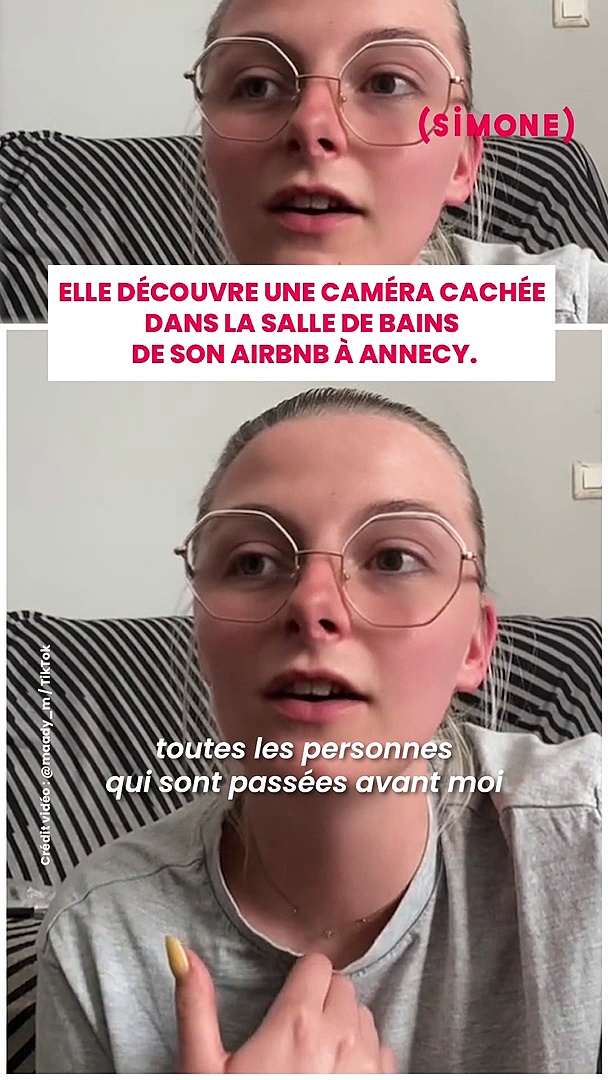 Rouen : une femme découvre qu'une caméra cachée dans son Airbnb l'a filmée  sous la douche - Marie Claire