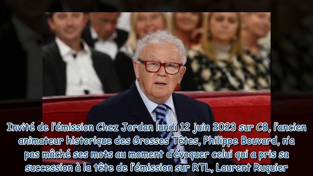 Philippe Bouvard “Quand il a voulu me faire payer…”, il règle ses comptes avec Laurent Ruquier