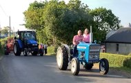 Tractors out for a spin during the Tamlaght O'Crilly District tractor run