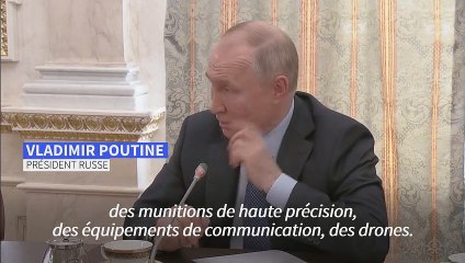 Descargar video: La Russie manque de munitions de haute précision et de drones, selon Poutine