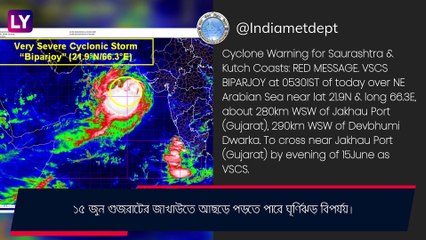 Cyclone Biparjoy: ঘূর্ণিঝড় আছড়ে পড়ার আগে গর্জন সমুদ্রের, লাল সতর্কতা