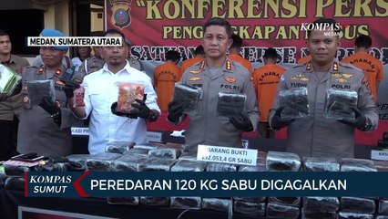 Satresnarkoba Polrestabes Medan Gagalkan Peredaran 120 Kg Sabu