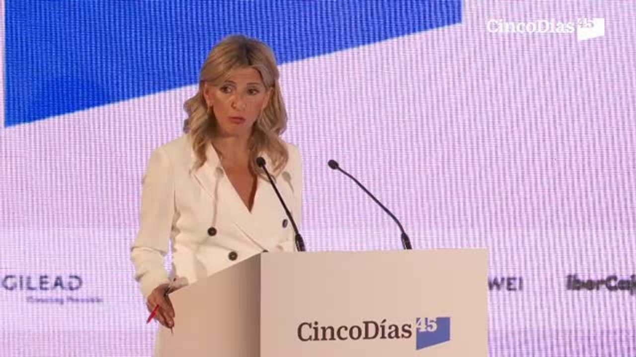 Yolanda Díaz propone un impuesto permanente a las grandes fortunas