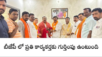 ఆదిలాబాద్: బీజేపీ లో ప్రతి కార్యకర్తకు గుర్తింపు లభిస్తుంది