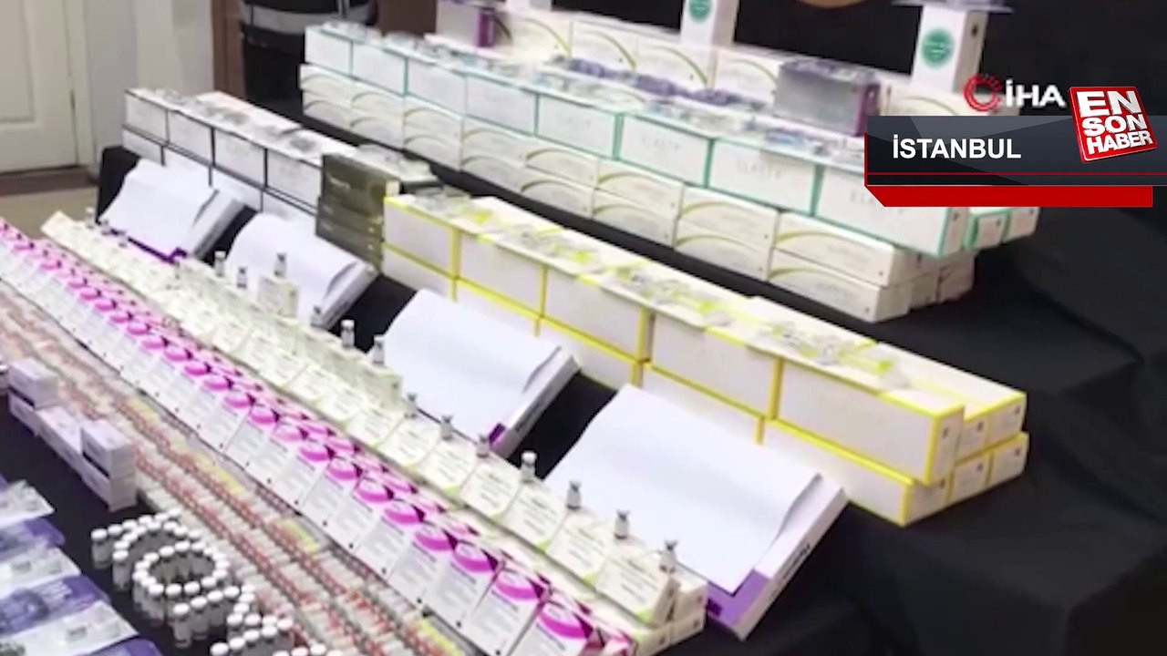 İstanbul'da 4 milyon 500 bin lira değerinde kaçak botoks ilacı ele geçirildi