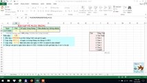08.Học Excel từ cơ bản đến nâng cao - Bài 08 Hàm Vlookup, Weekday, IF, Day, Date, Month, Year