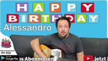 Happy Birthday, Alessandro! Geburtstagsgrüße an Alessandro