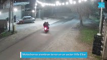 Motochorros siembran terror en un sector Villa Elisa