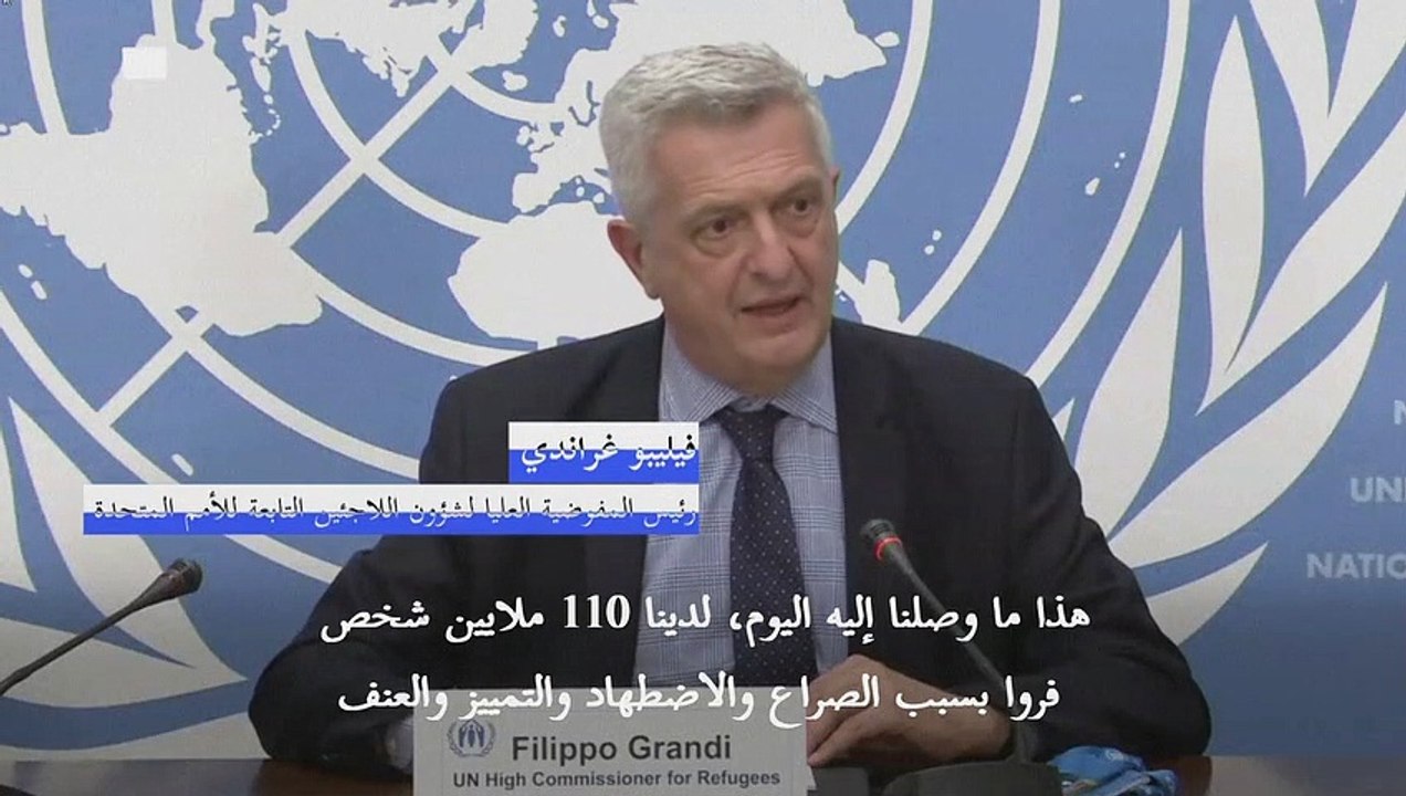 110 ملايين لاجئ أو نازح في العالم في عدد قياسي...