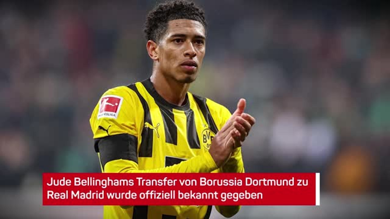 Dortmunds Belligham wechselt offiziell zu Real