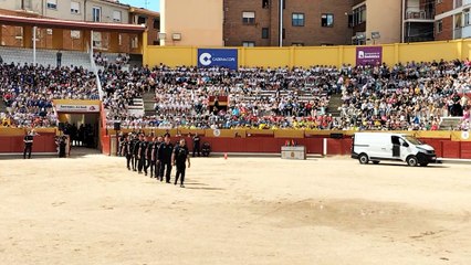 Exhibición Policía Nacional en la plaza de toros