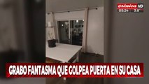 ¡Logró filmar a fantasma que llamaba a su puerta!