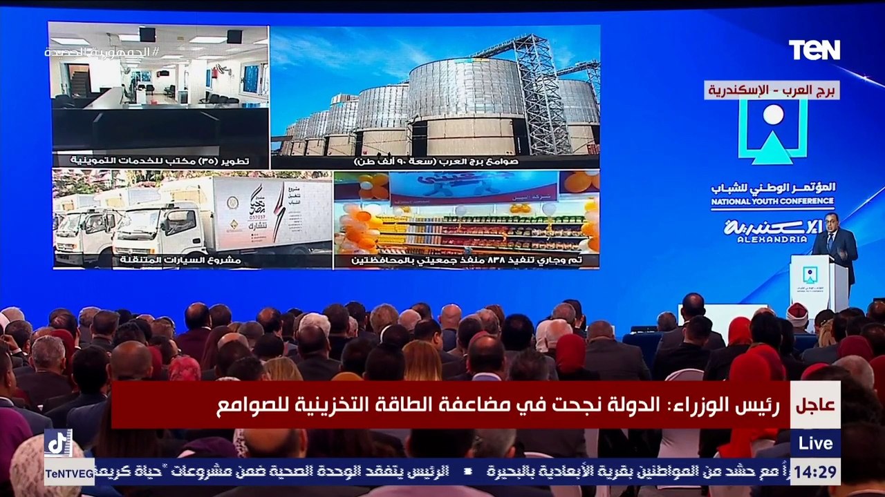 مدبولي: الدولة نجحت في مضاعفة الطاقة التخزينية...