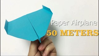 50 Mètres | Avion en papier qui vole - Origami Aviones