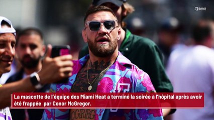 Conor McGregor frappe la mascotte des Miami Heat qui finit à l’hôpital !