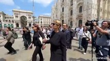 Funerali Berlusconi, Pascale in Duomo: nulla da dire, non ? momento