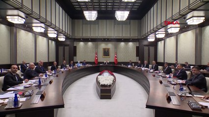 Kabine, Cumhurbaşkanı Erdoğan başkanlığında toplandı