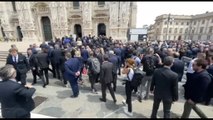 Funerali Berlusconi, inizia l'ingresso dei partecipanti in Duomo