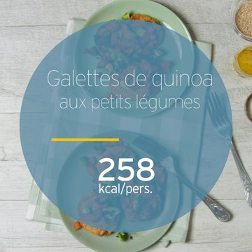Galettes de quinoa aux petits légumes