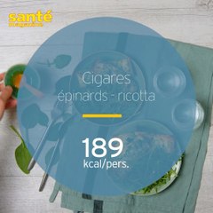 Cigares épinards-ricotta