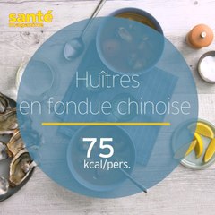 Huîtres en fondue chinoise