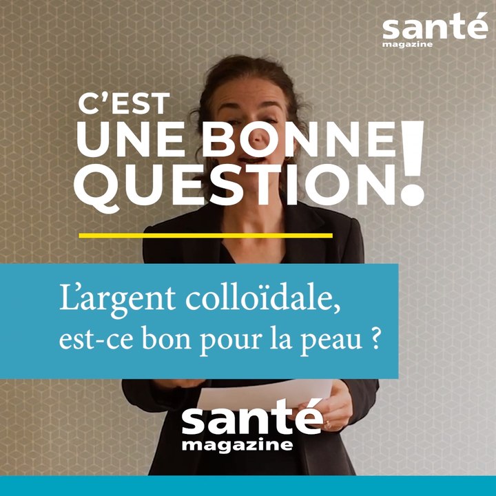 L'argent colloïdale, est-ce bon pour la peau ?