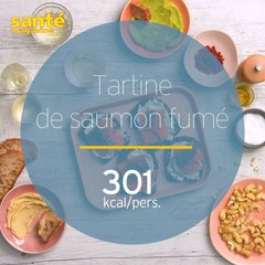 Tartines de saumon fumé